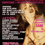 Art Show Flyer for Gallery 423 Los Angeles